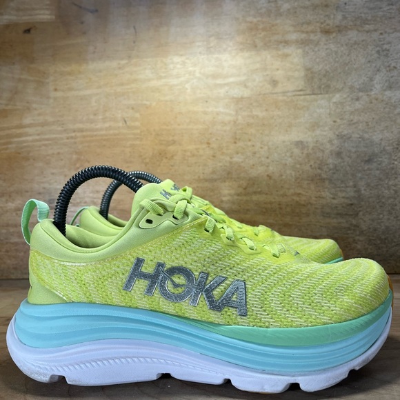 Hoka One One Shoes - Hoka One One Gaviota 5 Womens Size 7 Running Shoes Sneakers Citrus Glow